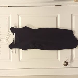 Betabrand asymmetrical hem pencil dress